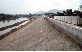 Dự án xây dựng Kè chống sạt, huyện Lục Ngạn, tỉnh Bắc Giang.